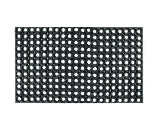 Грязесборный входной резиновый ячеистый коврик LAIMA EXPERT толщина 16 мм, 80x120 см 607812 – изображение 3