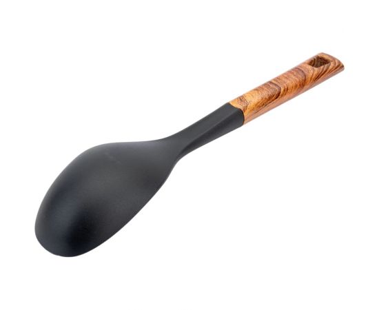 Ложка Mallony FORESTA из нейлона, с пластм ручкой, дизайн под дерево, 32,5x7 см 006460 – изображение 3