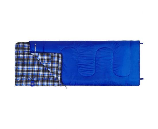 Спальный мешок с фланелью Jungle Camp Cosmic Comfort JR с подголовником, цвет синий 70917 – изображение 3