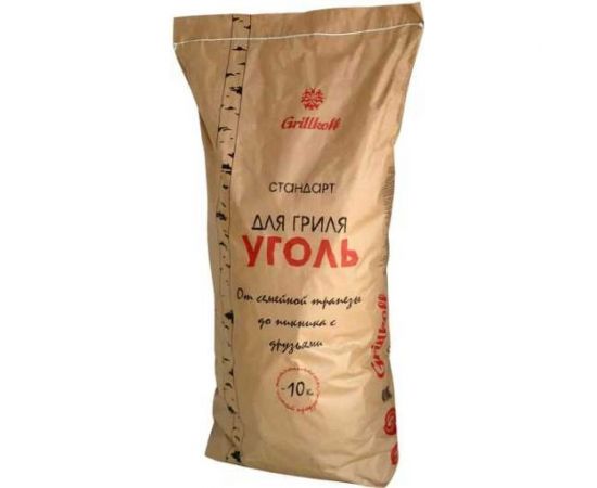 Древесный уголь для гриля Grillkoff стандарт, пакет 10 кг 3 – изображение 3