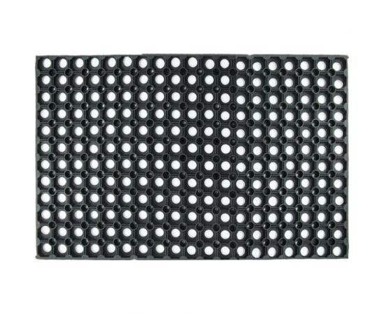 Грязесборный входной резиновый ячеистый коврик LAIMA EXPERT толщина 16 мм, 100x150 см 607814 – изображение 3