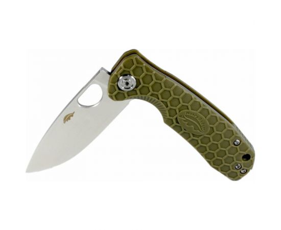 Нож Honey Badger Flipper D2 L с зелёной рукоятью HB1007 – изображение 4