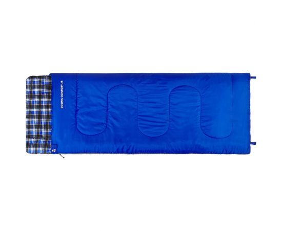 Спальный мешок с фланелью Jungle Camp Cosmic Comfort JR с подголовником, цвет синий 70917 – изображение 4
