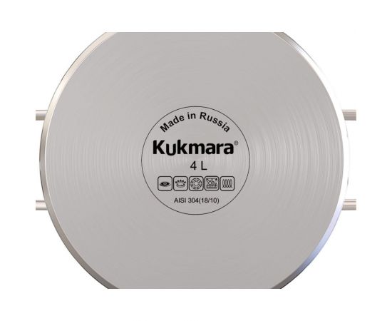 Кастрюля Kukmara SAFIA 4 л, 22 см, со стеклянной крышкой SF-CA4022G – изображение 4