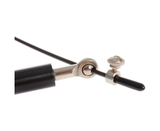 Скоростная металлическая скакалка BRADEX черная SF 0460 – изображение 4