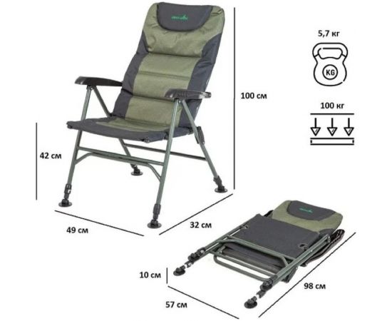 Складное кресло Green glade M3230 – изображение 4