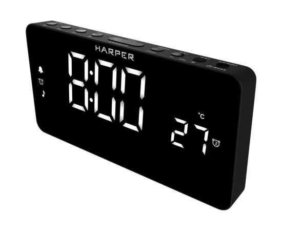 Часы-радио Harper HCLK-5030 black H00003325 – изображение 5