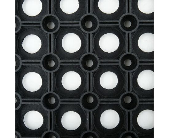 Грязесборный входной резиновый ячеистый коврик LAIMA EXPERT толщина 16 мм, 50x100 см 607811 – изображение 6