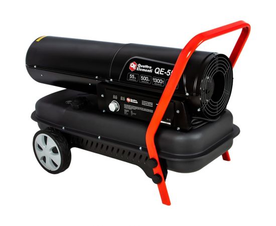 Дизельный нагреватель воздуха QUATTRO ELEMENTI прямого нагрева QE-55D (55кВт, 1100 м.куб/ч, бак 50л, 4.0л/ч, 27,8кг) 915-250 – изображение 6