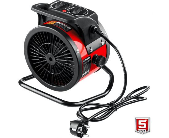 Электрическая тепловая пушка ЗУБР 2 кВт, МКН ТПК-2Р – изображение 6