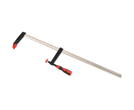 Столярная F-образная струбцина DELI dl111280z усиленная, 800x120 мм, максимальное усилие зажима 3500 Н, резьба 16 мм, штанга 8 мм 112052 – изображение 6