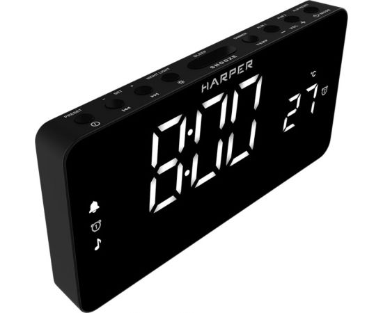 Часы-радио Harper HCLK-5030 black H00003325 – изображение 6