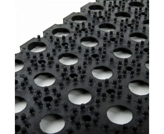 Грязесборный входной резиновый ячеистый коврик LAIMA EXPERT толщина 16 мм, 50x100 см 607811 – изображение 7