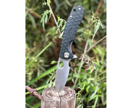 Нож Honey Badger Flipper D2 L с черной рукоятью HB1008 – изображение 10