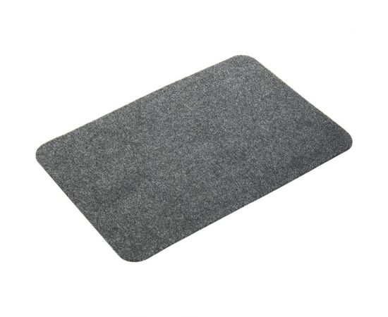 Влаговпитывающий коврик InLoran Бархат 40x60 см, серый, 110-464 