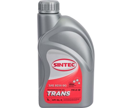 Масло Sintec Транс ТМ5 80W-90 GL-5 1л 900273 
