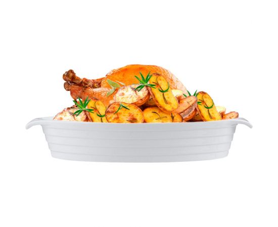 Форма для запекания JEWEL Гретта 32 см, фарфор ПП00026-08 – изображение 2