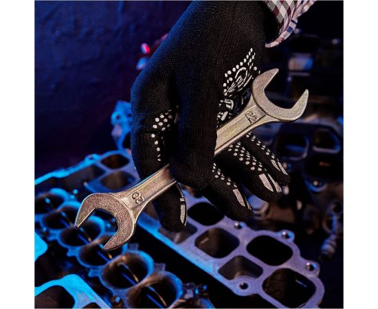 Гаечный рожковый ключ желтый цинк REXANT 20х22 мм 12-5832-2 – изображение 2