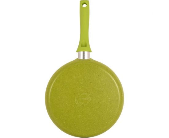 Блинная сковорода Kukmara Trendy style Lime 220 мм, с ручкой, антипригарное покрытие сб220tsl – изображение 2