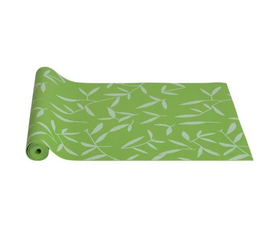 Коврик для йоги Iron People IR97502/1 зеленый, листья 2007000045510 – изображение 2