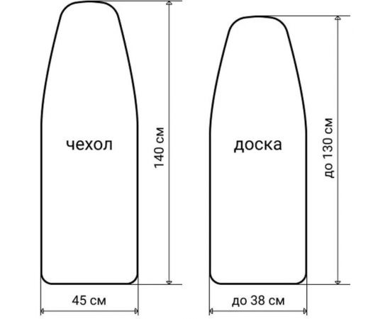 Покрытие для гладильной доски Leifheit Perfect Steam L Universal max 140x45 см, хлопок/мольтон, перфорированное 71615 – изображение 2