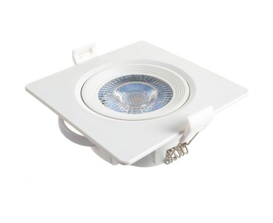 Светодиодный светильник ЭРА KL LED 21A-5 4K WH квадратный поворотн. LED SMD 5W 4000K, белый Б0037035 – изображение 2