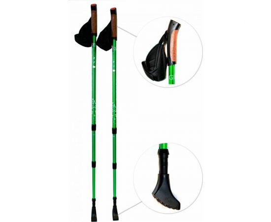 Трехсекционные палки для скандинавской ходьбы GESS Classic Walker GESS-915 – изображение 2