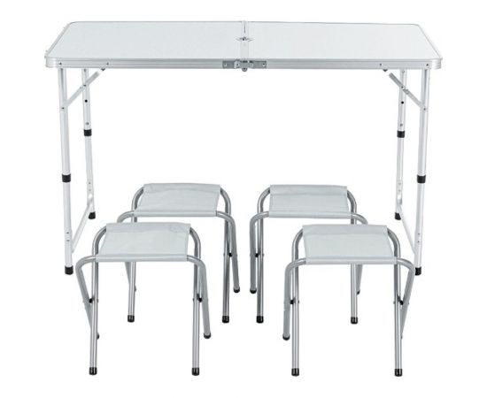 Набор мебели для пикника мраморный белый Green glade M790-1 – изображение 3