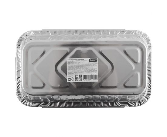 Форма для выпечки Mallony LAMINA размер 202x113x5 см из алюминиевой фольги, прямоугольная 006047 – изображение 3