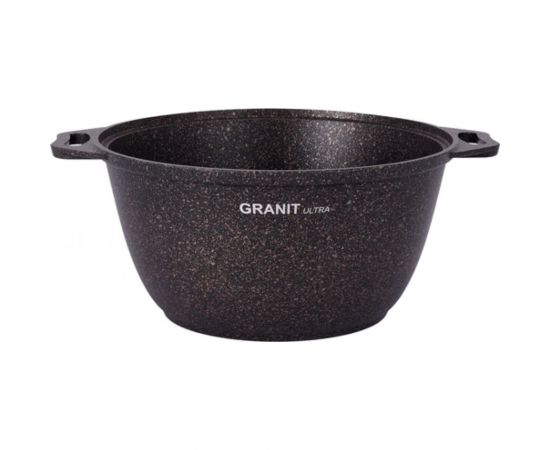 Кастрюля Kukmara линия Granit ultra original 4 л со стеклянной крышкой антипригарное покрытие ТП9312 кго42а – изображение 3