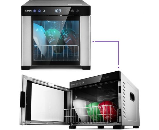 Сушилка для овощей и фруктов KITFORT с УФ-лампой КТ-1916 – изображение 3