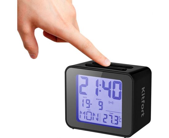 Часы с термометром KITFORT черный КТ-3303-1 – изображение 4