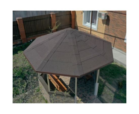 Черепица рулонная мини (5х0.5 м; коричневая) Технониколь TN572852 – изображение 4