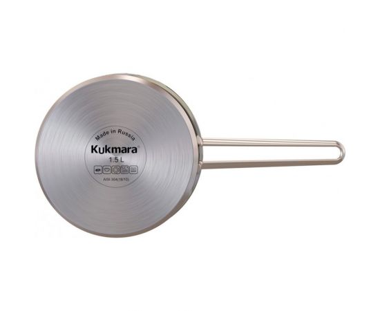 Ковш Kukmara SAFIA 1.5 л, 16 см, со стеклянной крышкой SF-LDL1516G – изображение 4