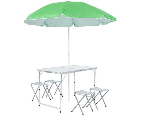 Набор мебели для пикника мраморный белый Green glade M790-1 – изображение 5