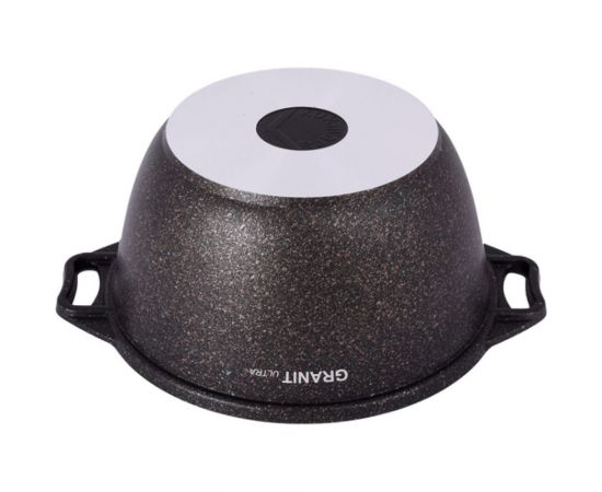 Кастрюля Kukmara линия Granit ultra original 4 л со стеклянной крышкой антипригарное покрытие ТП9312 кго42а – изображение 5