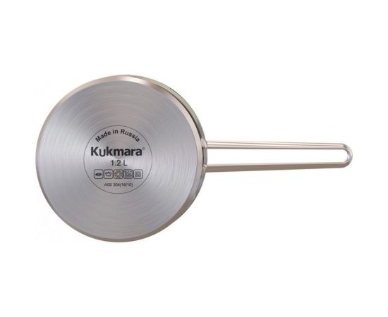 Ковш Kukmara SAFIA 1.2 л, 16 см, с металлической крышкой SF-LDL1216M – изображение 5