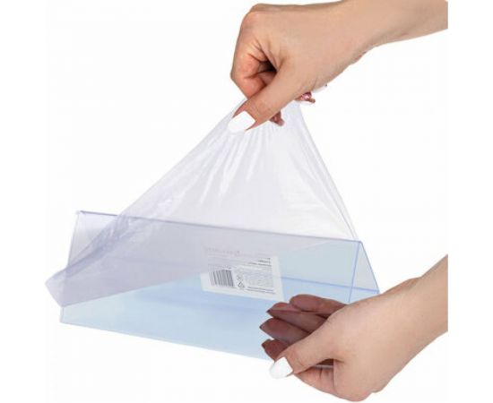 Информационная табличка BRAUBERG 210х80 мм домик, настольная, двусторонняя, в защитной пленке 290426 – изображение 5