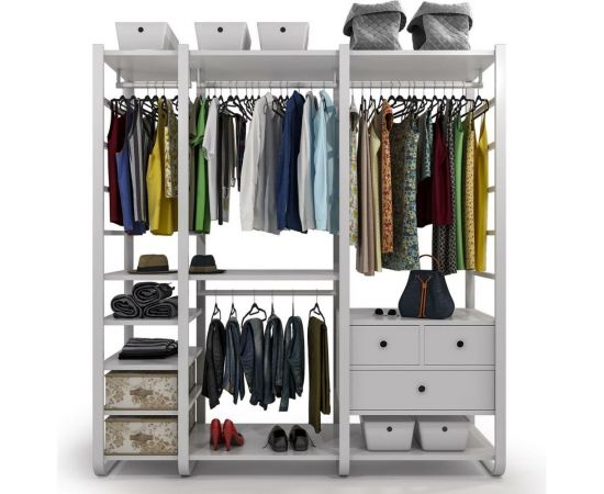 Противоскользящие вельветовые вешалки-плечики HOMSU набор 50 штук, черные HOM-1141 – изображение 8