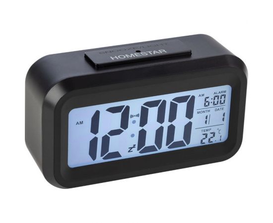 Электронные часы HomeStar HS-0110 черные 104305 