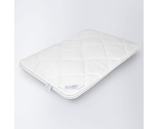 Стеганое одеяло Ecotex Коттон облегченное, хлопок, 1.5 спальное ОКО1 