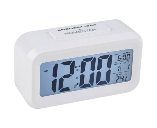 Электронные часы HomeStar HS-0110 белые 104307 