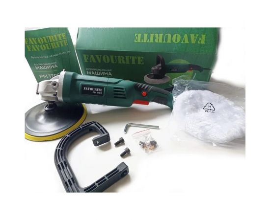 Полировальная машина FAVOURITE 1700Вт, 180 мм, 600-3000 об/мин, М14 PM 1700 