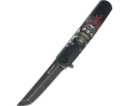 Нож Ganzo черный самурай G626-BS 