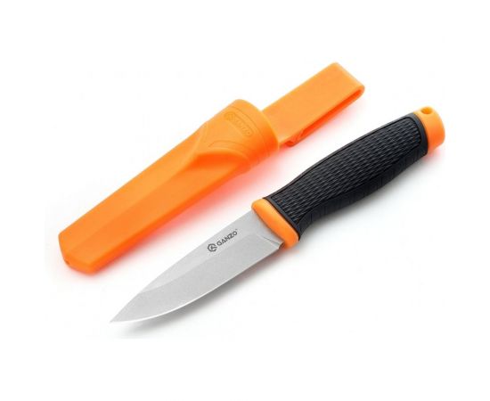 Нож Ganzo черный c оранжевым G806-OR 