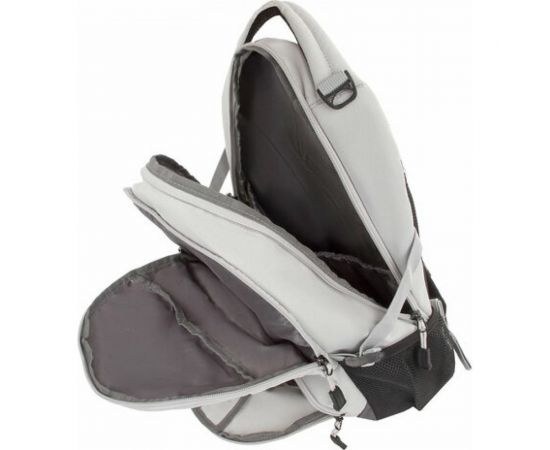 Рюкзак GERMANIUM S-07 уплотненная спинка, облегчённый, светло-серый, 46х32х15 см, 226954 – изображение 11