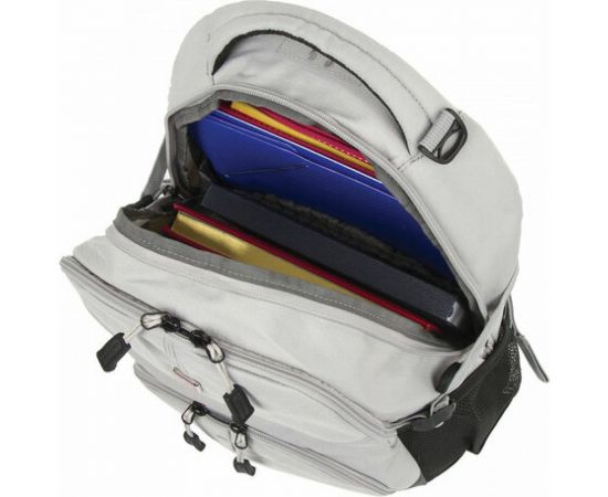 Рюкзак GERMANIUM S-07 уплотненная спинка, облегчённый, светло-серый, 46х32х15 см, 226954 – изображение 12