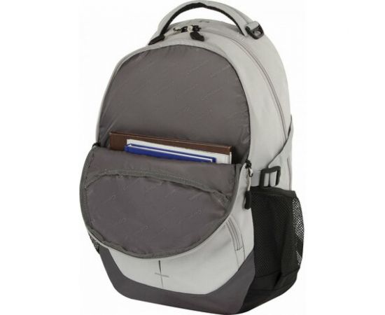 Рюкзак GERMANIUM S-07 уплотненная спинка, облегчённый, светло-серый, 46х32х15 см, 226954 – изображение 13