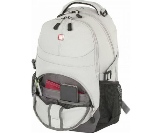 Рюкзак GERMANIUM S-07 уплотненная спинка, облегчённый, светло-серый, 46х32х15 см, 226954 – изображение 14