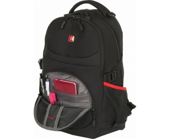 Универсальный рюкзак GERMANIUM S-06 уплотненная спинка, облегченный, черный, 46х32х15 см, 226953 – изображение 14